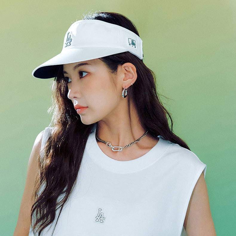 MLB 可調式遮陽帽 空頂帽 洛杉磯道奇隊 (3ASC00333-07WHS)