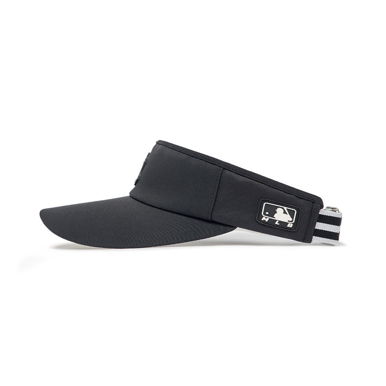 MLB 可調式遮陽帽 空頂帽 紐約洋基隊 (3ASC00333-50BKS)