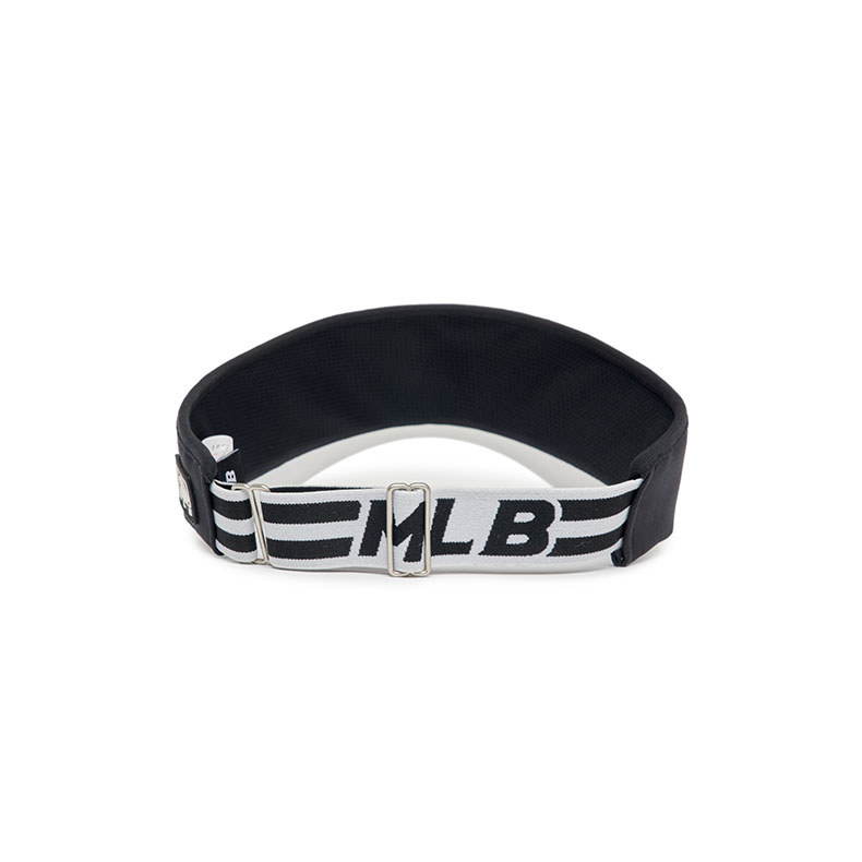 MLB 可調式遮陽帽 空頂帽 紐約洋基隊 (3ASC00333-50BKS)