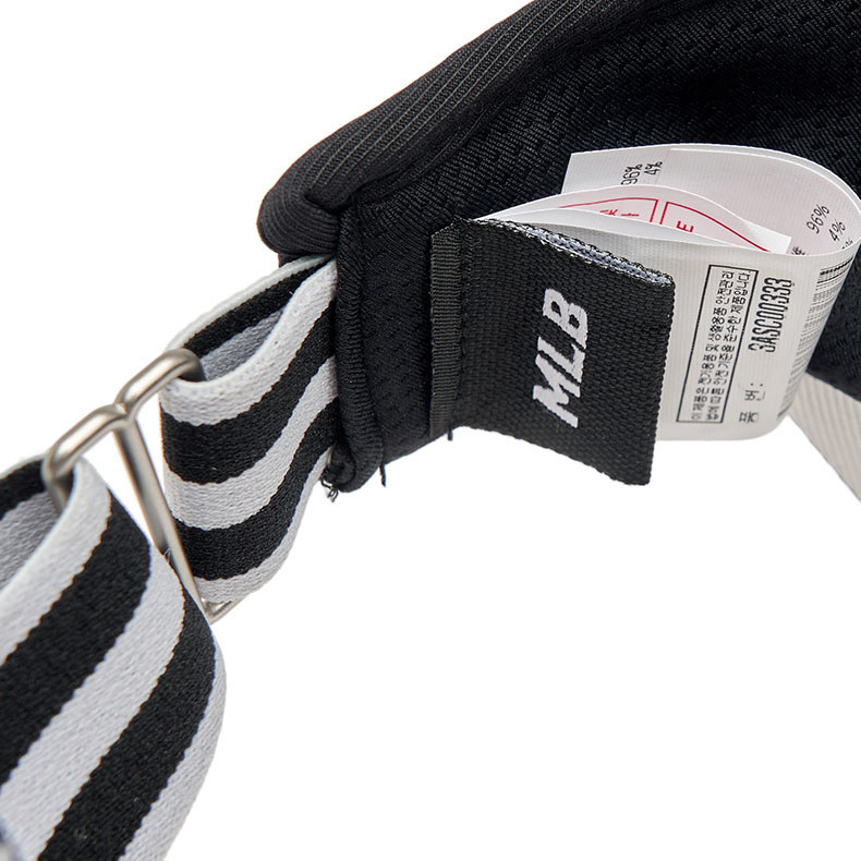 MLB 可調式遮陽帽 空頂帽 紐約洋基隊 (3ASC00333-50BKS)