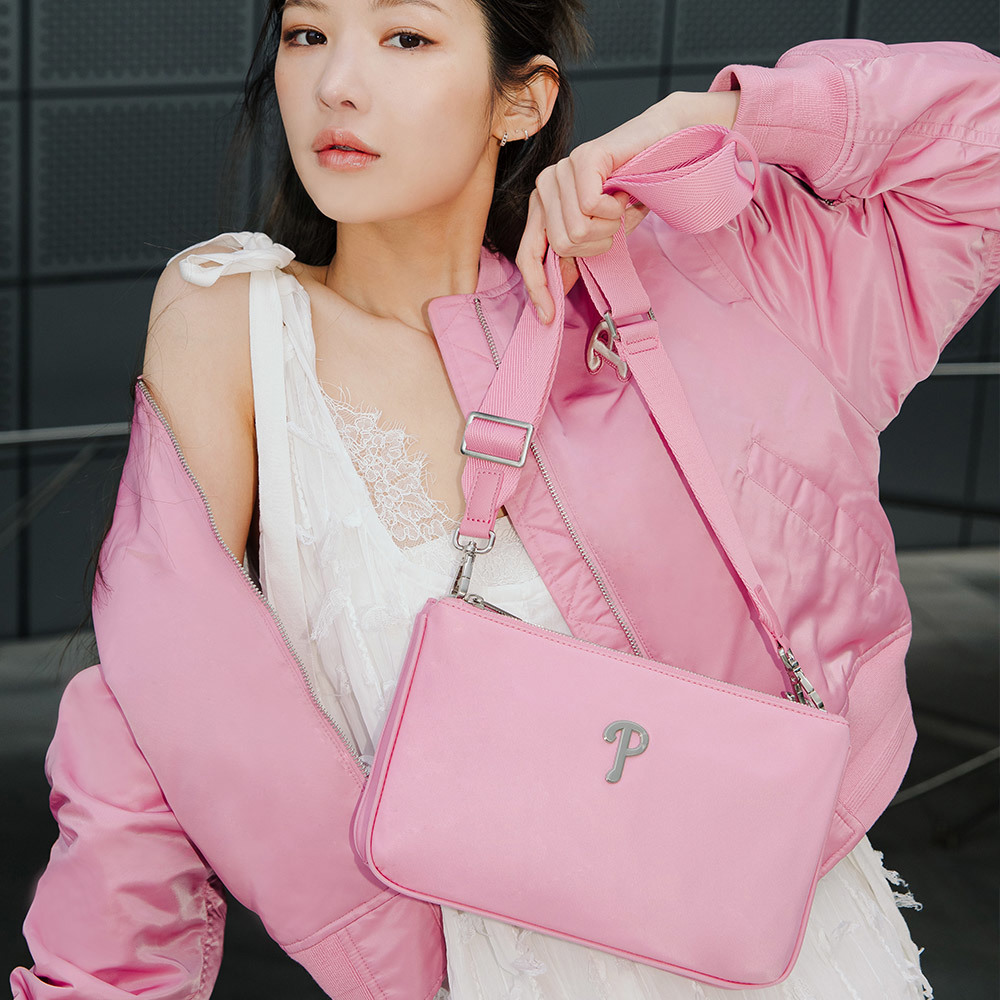 MLB 尼龍斜背包 腋下包 費城費城人隊 (3ACRM023N-10PKL)