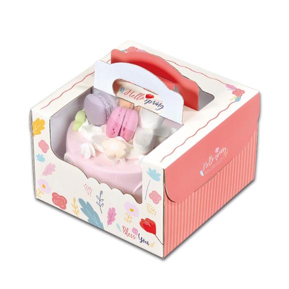 〔明昕〕薇蜜6吋蛋糕盒（附盤） 5入