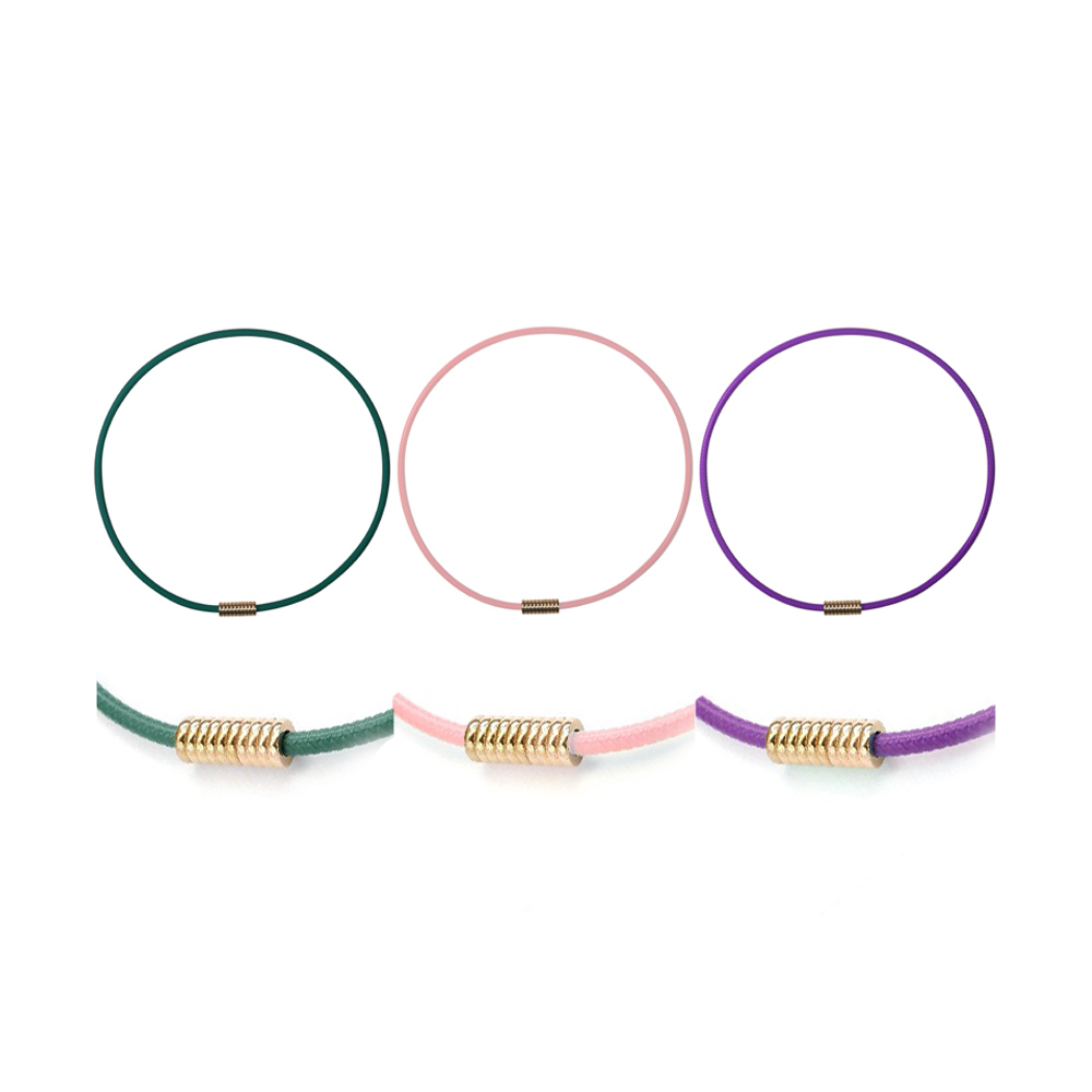 i pure能量項鏈-玫瑰金有紋路（3款任選）