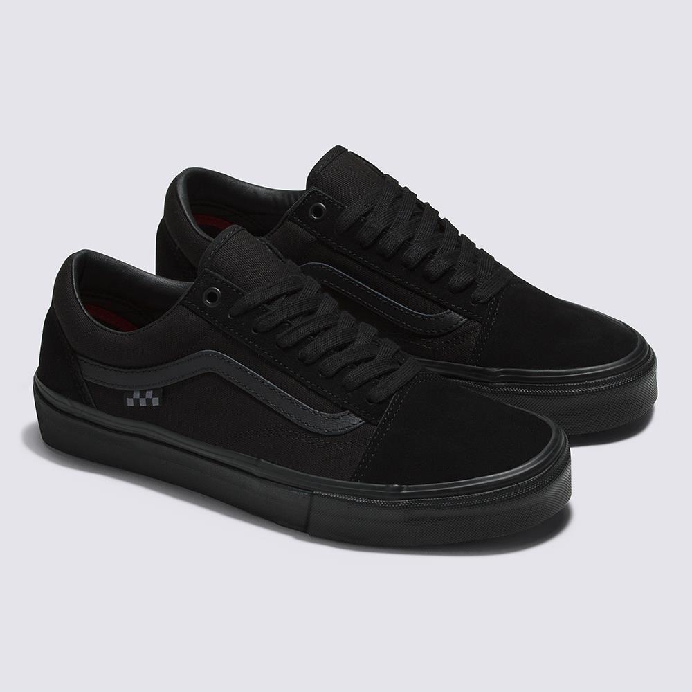 Vans Skate Old Skool 男女款黑色專業滑板鞋