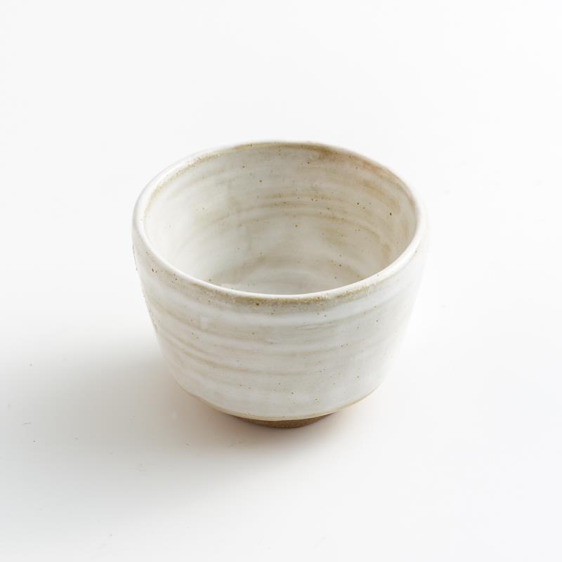 WAGA 手捻灰雪 6.5cm 陶瓷小杯︱白灰︱單品