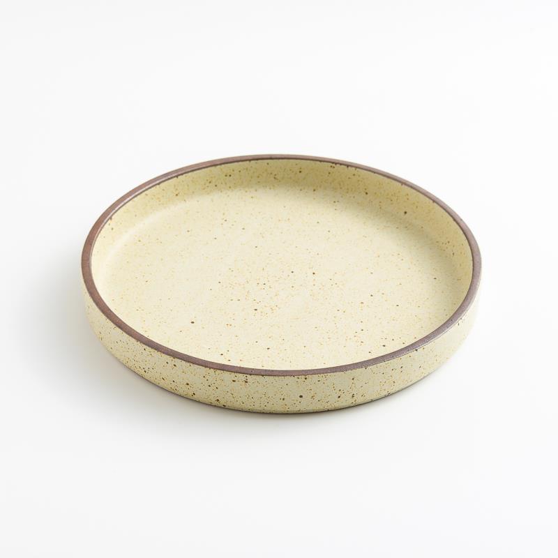 Silent Forest 20cm Wood Fired Ceramic Deep Bowl | Beige