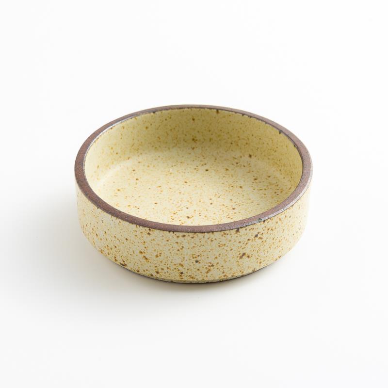Silent Forest 20cm Wood Fired Ceramic Deep Bowl | Beige