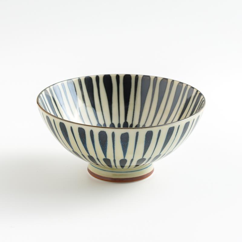 日式 手繪彩紋 14.5cm 陶瓷碗｜重十草｜單品