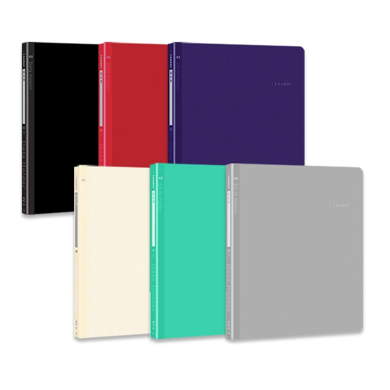 珠友 4孔PP20入活頁資料本B4-黑/紅/米/藍