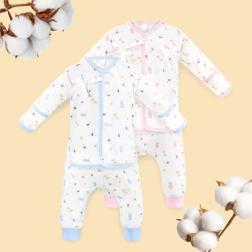 反摺袖肚衣套裝-春夏