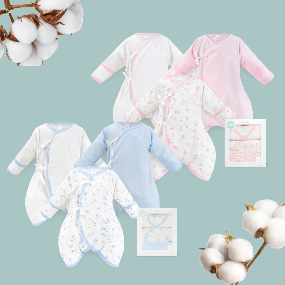 反摺袖蝴蝶衣3件