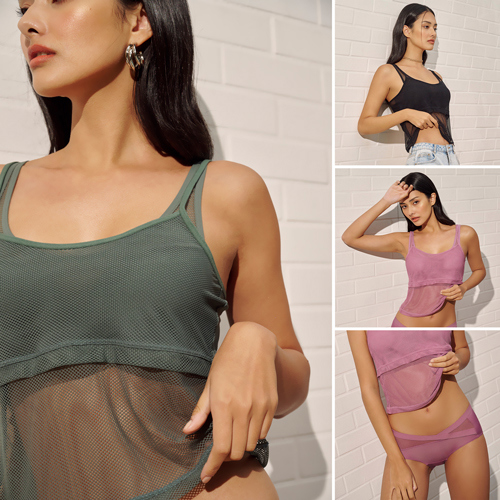 【吳依霖聯名款】輕運動時尚網洞背心-三色｜iLina璦琳娜內衣 33526