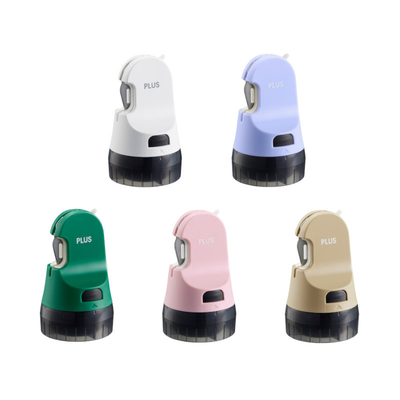 PLUS 開箱刀替換式個人資料保護章(IS-590CM)-粉紅/藍/白/綠/咖啡