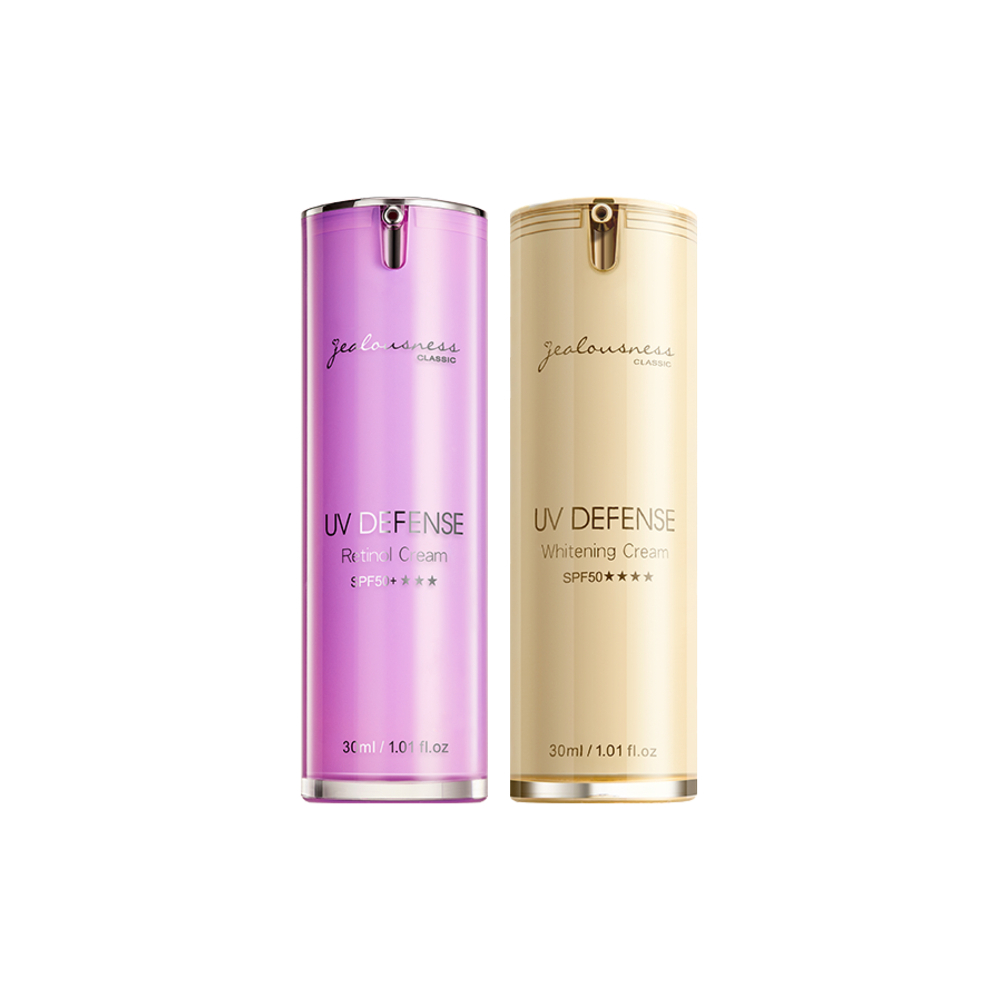 鳶尾花A醇防曬素顏霜SPF50+★★★30ml+抗UV防曬素顏霜PRO SPF50★★★★30ml