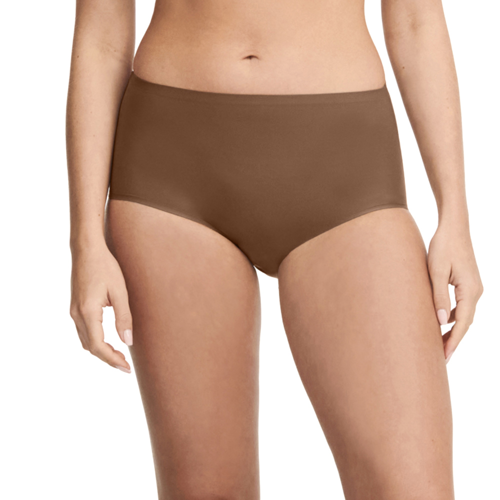 【Chantelle Lab】透氣涼感無痕高腰內褲>可可棕(26470_02E)【Soft Stretch】