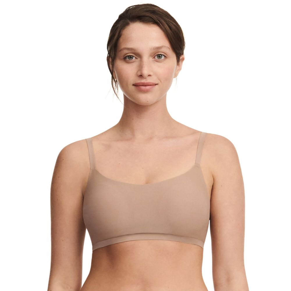 【Chantelle Lab】透氣涼感U領無痕內衣>XS-XXL>太妃拿鐵(16A20_02T)【Soft Stretch】