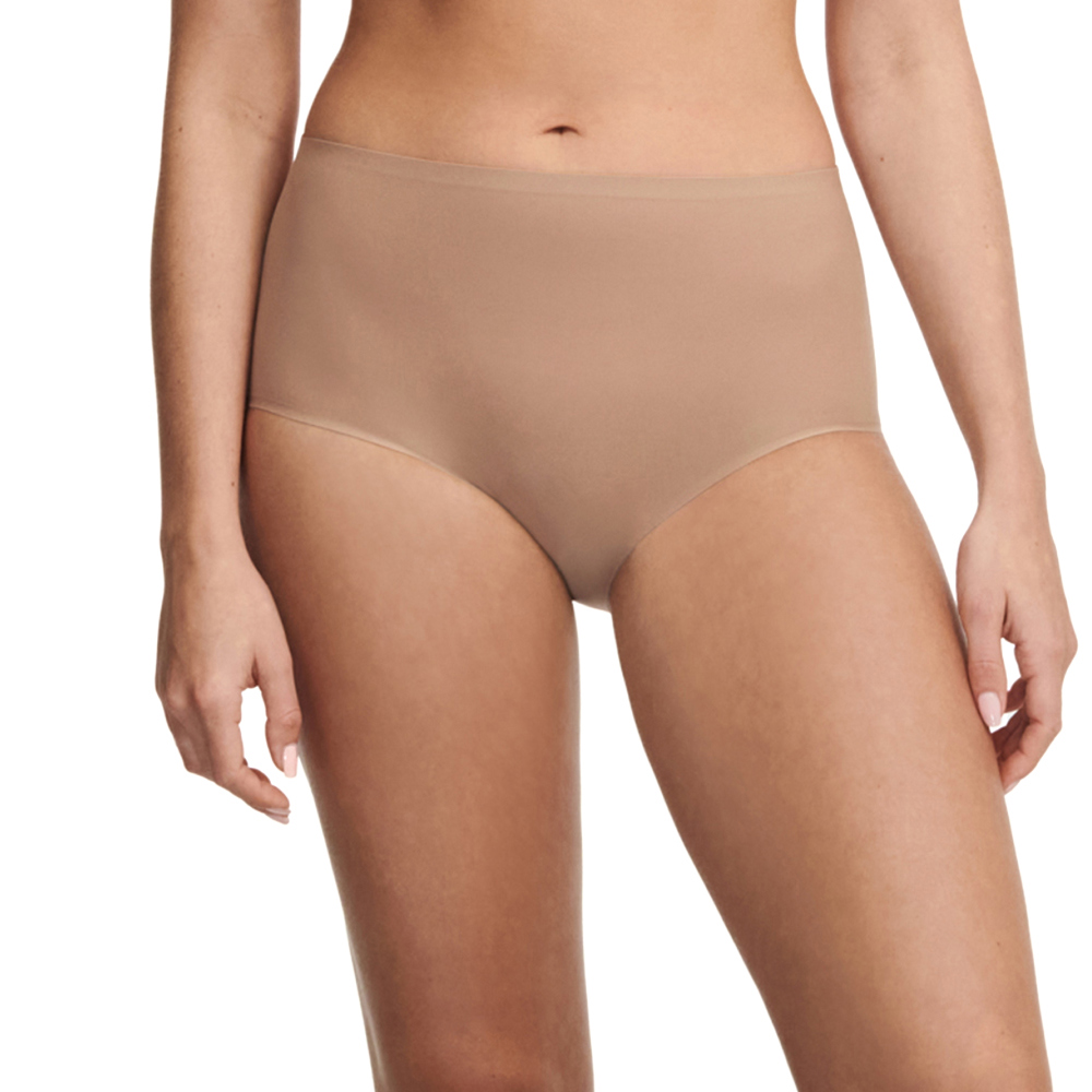 【Chantelle Lab】透氣涼感無痕高腰內褲>太妃拿鐵(26470_02T)【Soft Stretch】