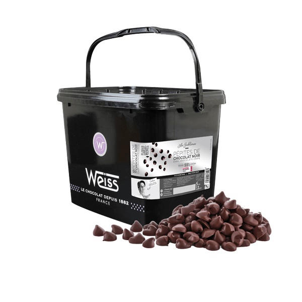 〔法國Weiss〕55%水滴黑巧克力 200g（分裝）