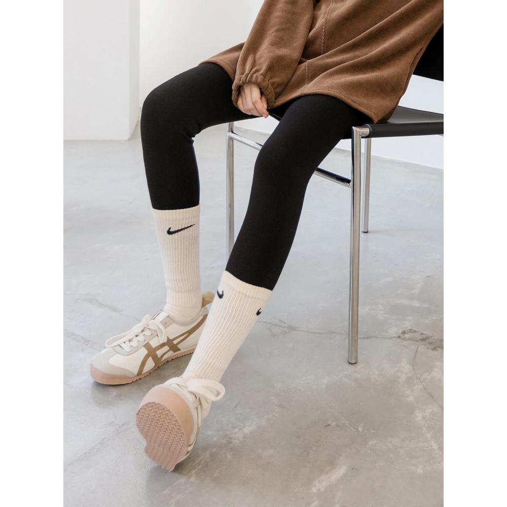 內刷毛保暖緊身高腰內搭褲