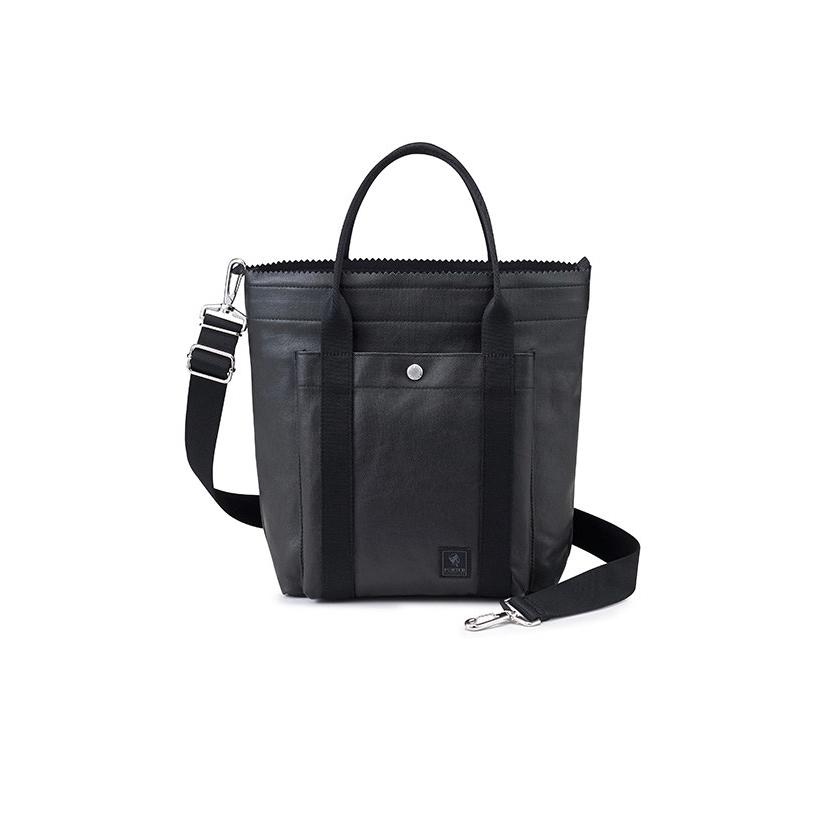 【PORTER INTERNATIONAL】PUFF 手提包(S) 11724-013(黑色)