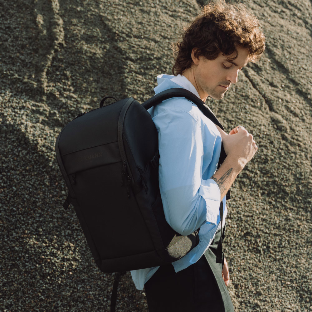 【Beckmann】Street FLX 街頭護脊擴充背包 30~35L - 武士黑 3.0