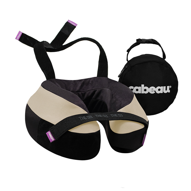 【Cabeau】●旅行用記憶棉頸枕 S3/TNE - 開羅棕