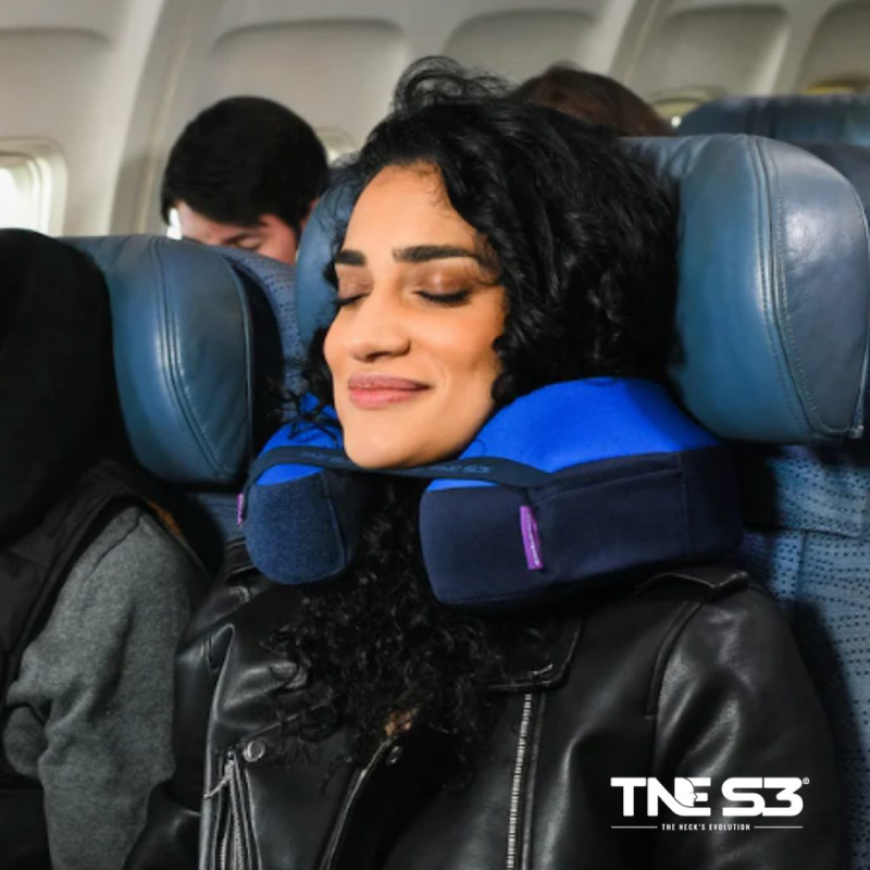 【Cabeau】旅行用記憶棉頸枕 S3/TNE - 雪梨藍