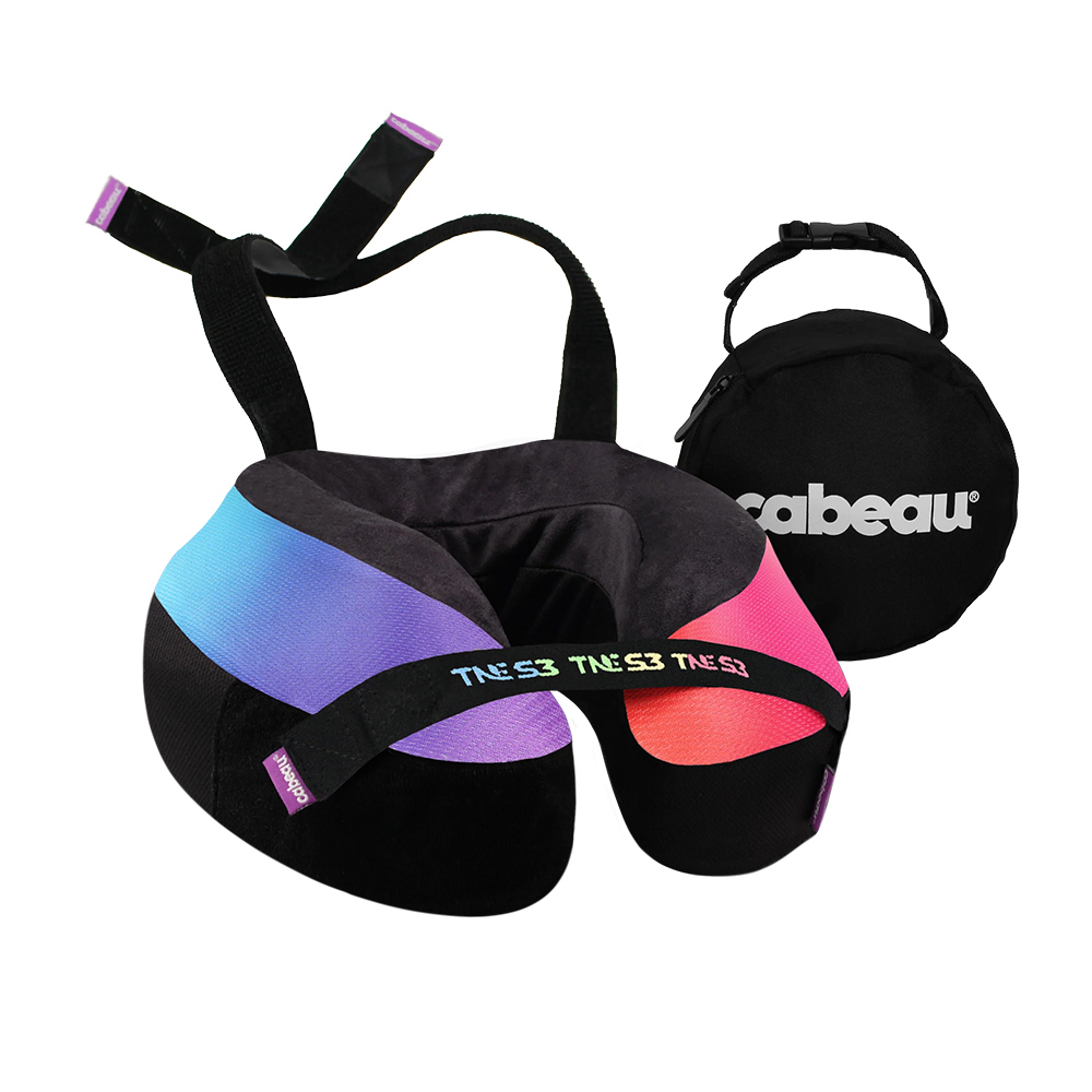 【Cabeau】旅行用記憶棉頸枕 S3/TNE - 阿姆斯特丹彩虹-n