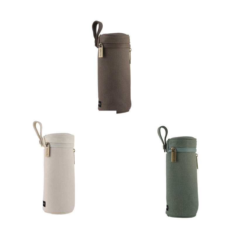 KOKUYO a little special圓筒筆袋-淺棕/深棕/綠