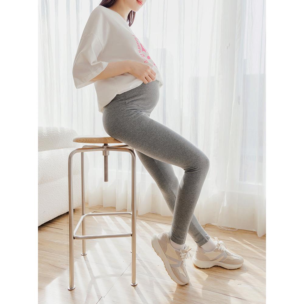 魔術360~高含棉彈力素面孕婦內搭褲