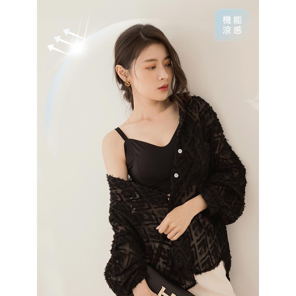 涼感．冰牛奶絲雙肩帶BRA TOP