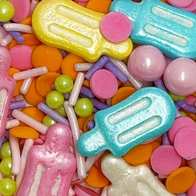 裝飾糖果－冰棒混款糖片 85g