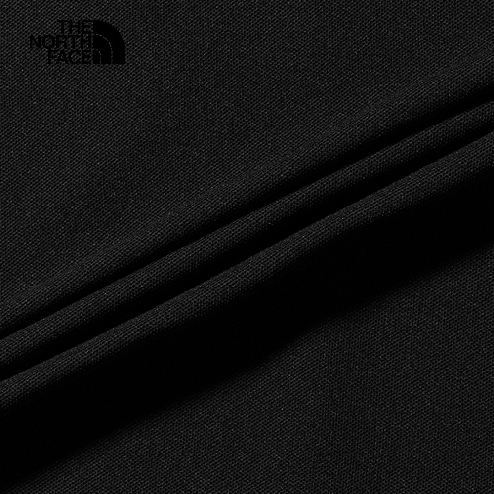 【10/25 00點週末限定】The North Face北面男款UPF黑色吸濕排汗防曬POLO衫｜87W2JK3