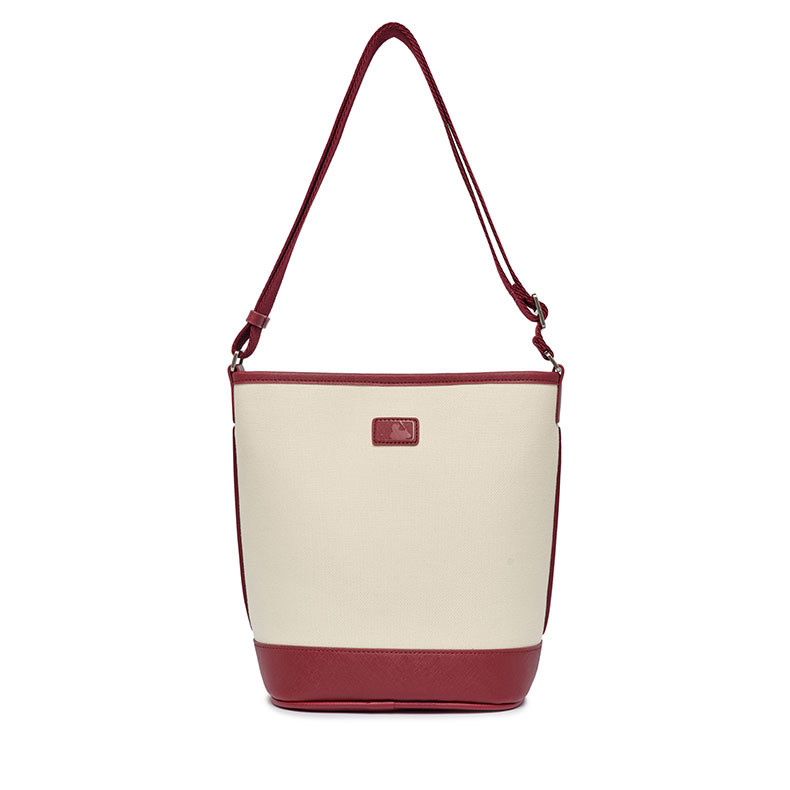 MLB 帆布托特包 水桶包 Varsity系列 波士頓紅襪隊 (3ABMS093N-43CRD)