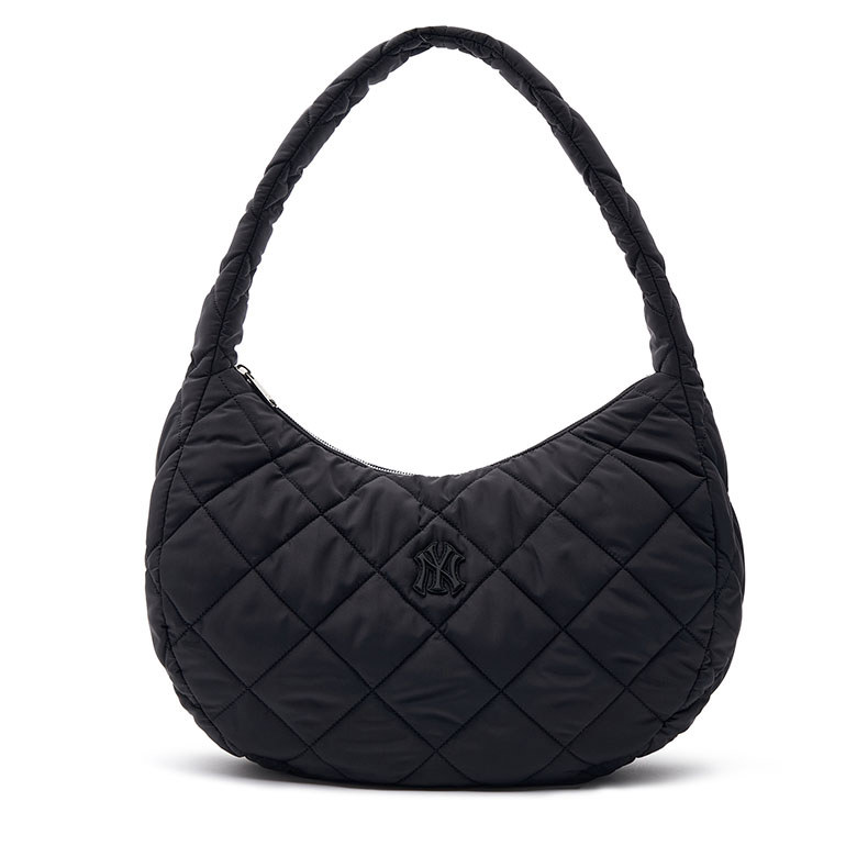 MLB 大雲朵包 腋下包 肩背包 紐約洋基隊 (3ABQL0936-50BKS)