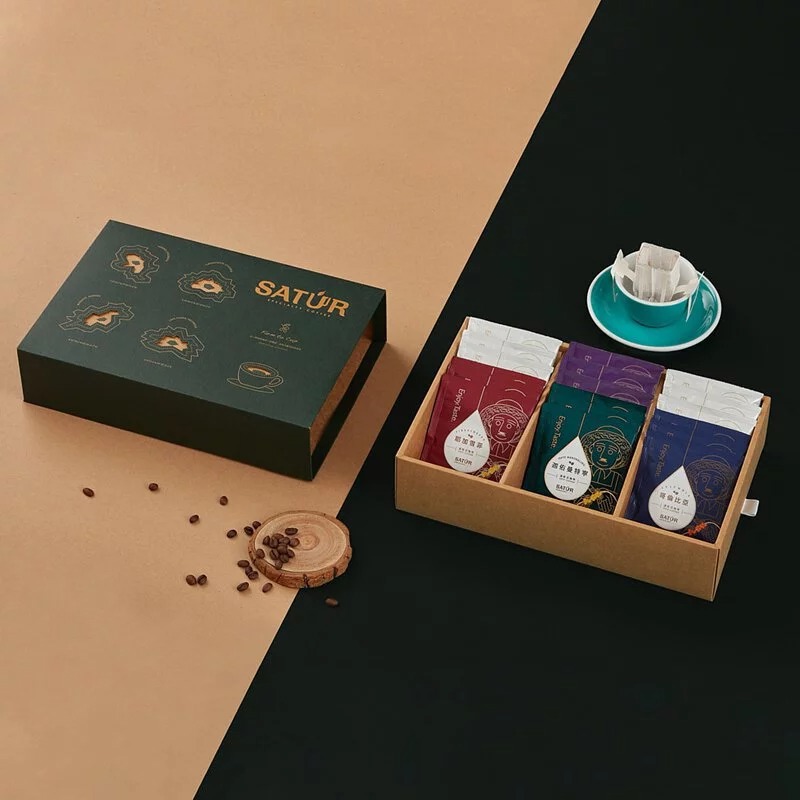 【薩圖爾精品咖啡】[ 農神之禮 ] 盎然韻綠｜綜合濾掛款-廠商直送