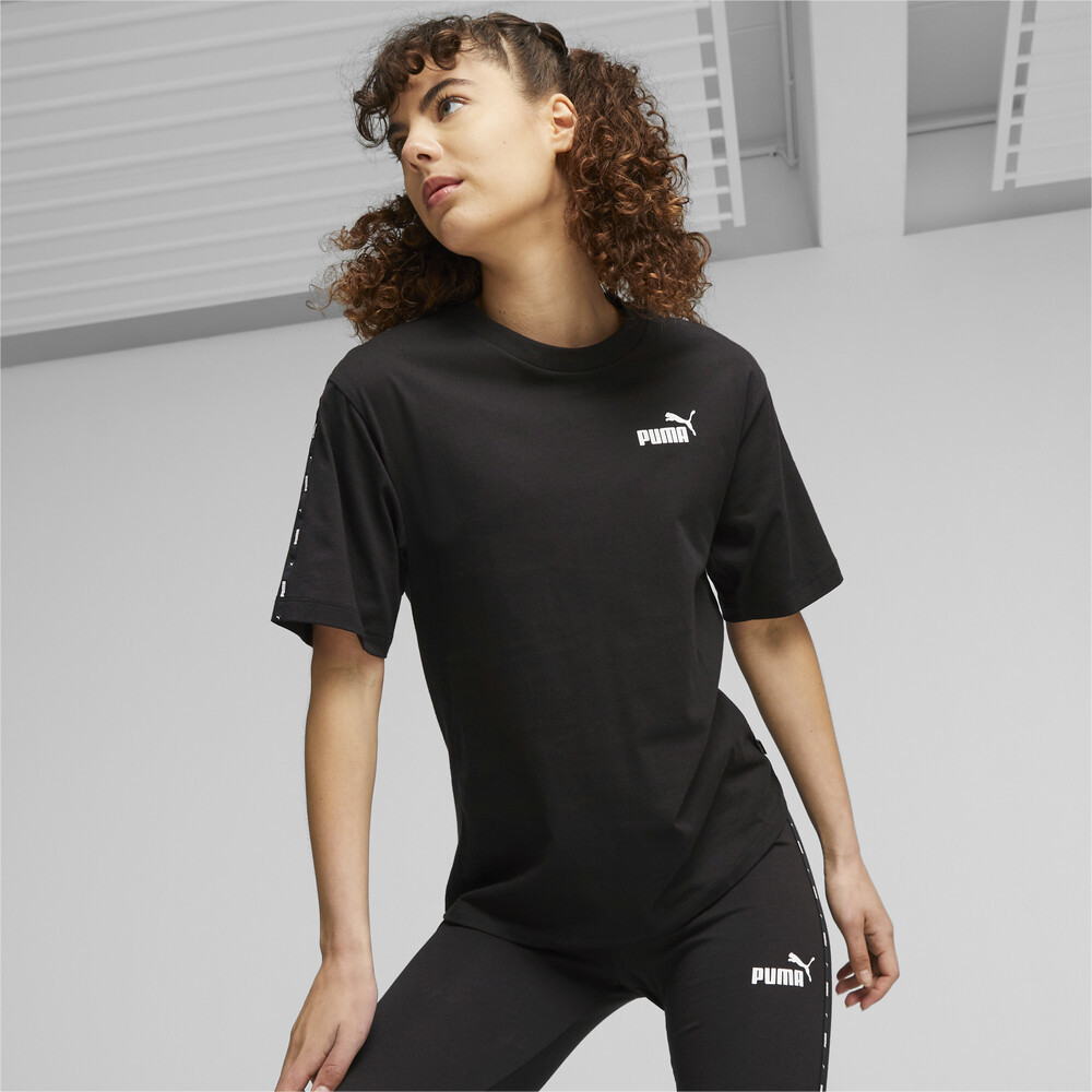 PUMA 基本系列Ess+ Tape短袖T恤 女性