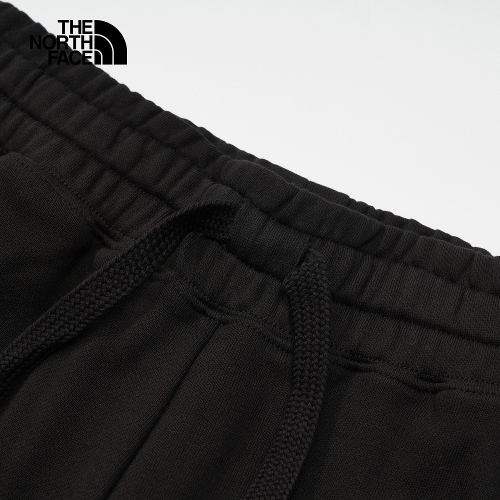 The North Face北面女款黑色純棉抽繩運動休閒褲｜86QBJK3