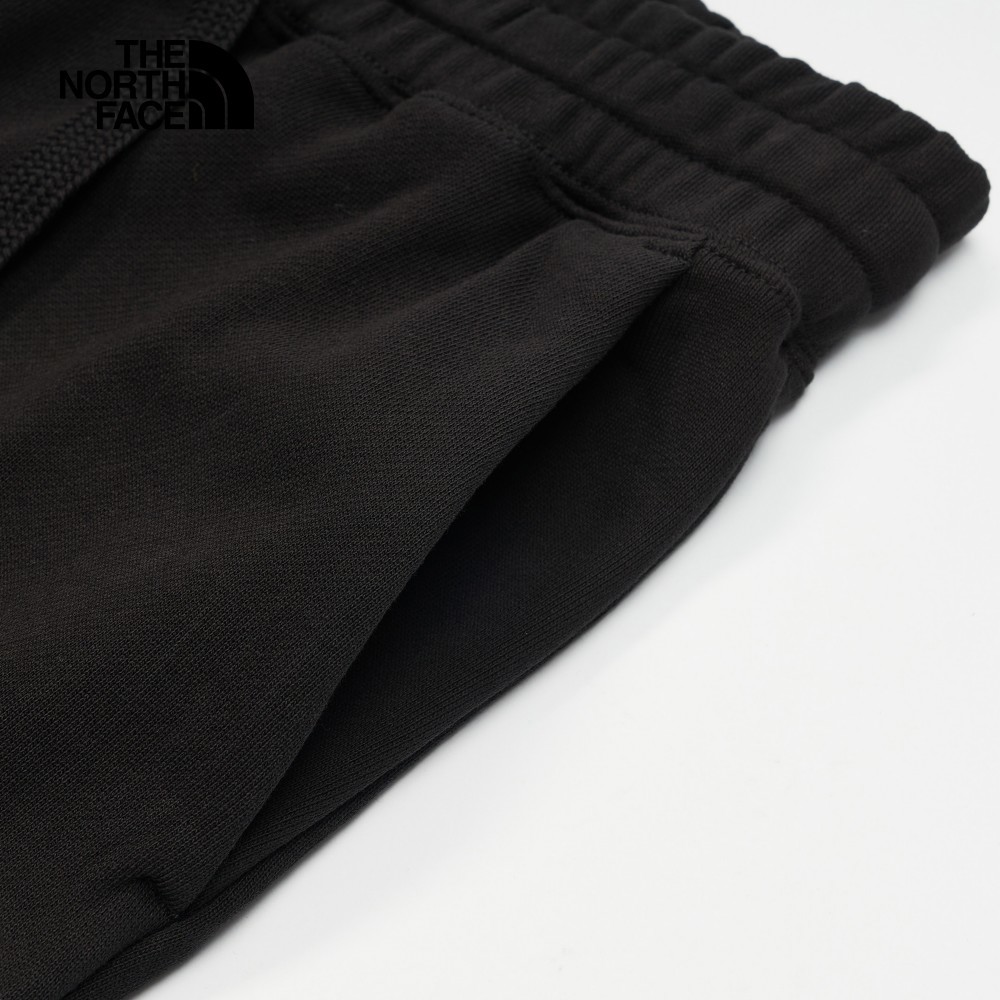 The North Face北面女款黑色純棉抽繩運動休閒褲｜86QBJK3