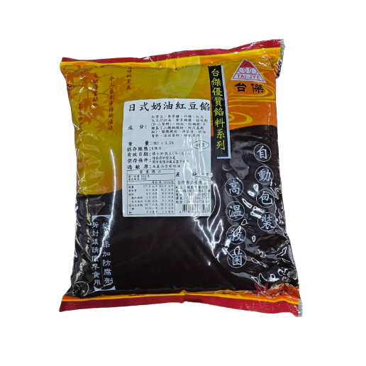 台傑日式奶油紅豆內餡 3kg