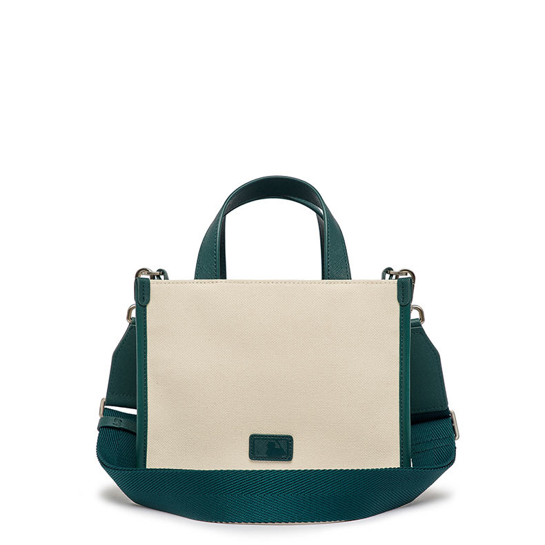 MLB 帆布小托特包 斜背包 Varsity系列 洛杉磯道奇隊 (3AORS083N-07CRD)