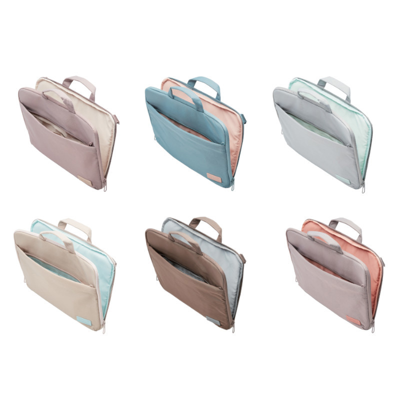 ELECOM OT兩用電腦包(14吋)/筆電包/手提電腦包-卡其/拿鐵咖/煙燻藍/青瓷綠/玫瑰灰/朦朧紫