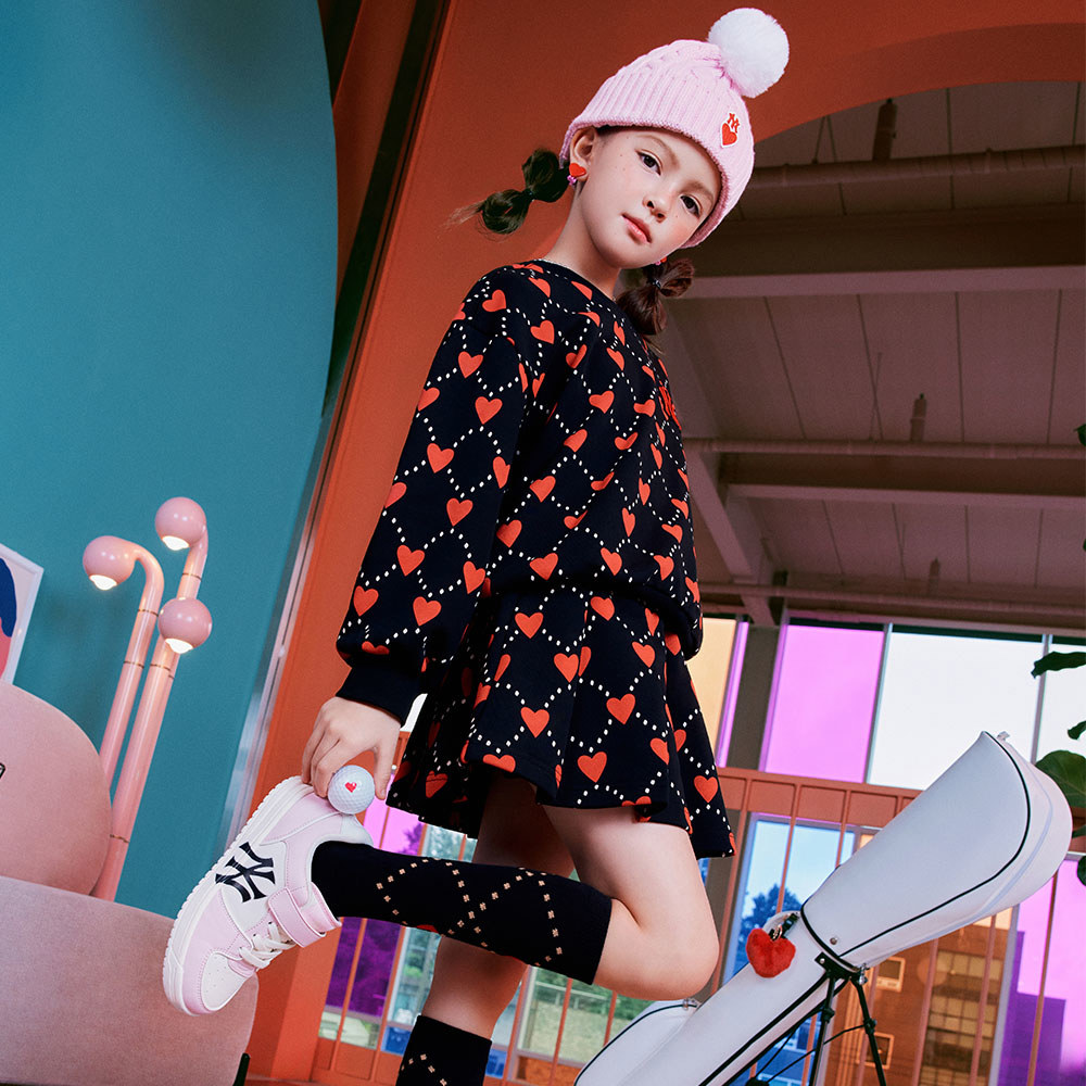 MLB KIDS 老爹鞋 學長鞋 童鞋 Chunky Liner系列 紐約洋基隊 (7ASXCA33N-50PKS)