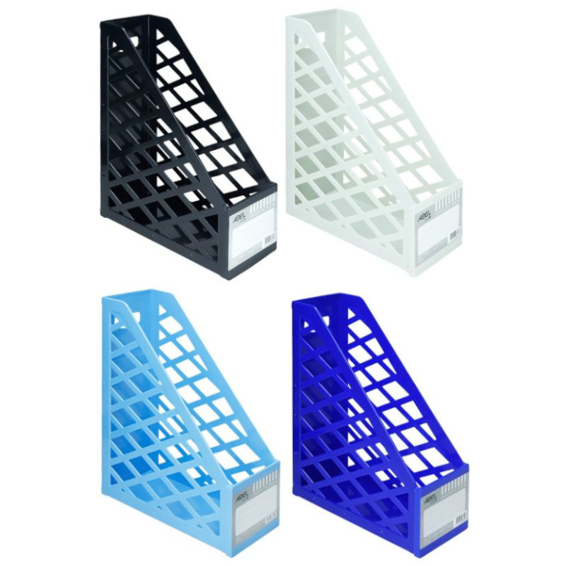 力大ABEL 開放式雜誌盒-藍/黑/淺藍/米白