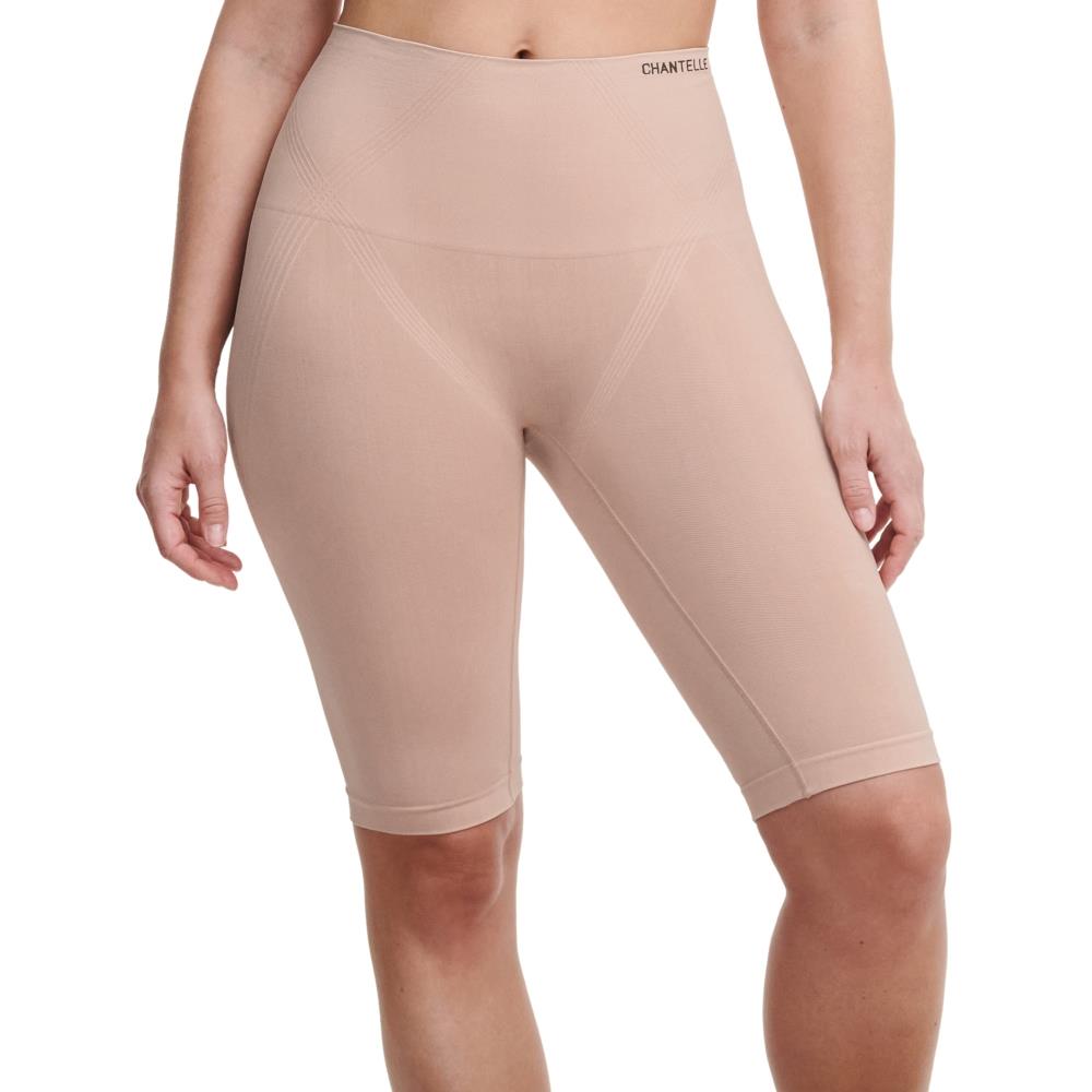 【Chantelle Lab】修飾高腰五分褲>S-XL>膚色(10U50_00Q)【Smooth Comfort】