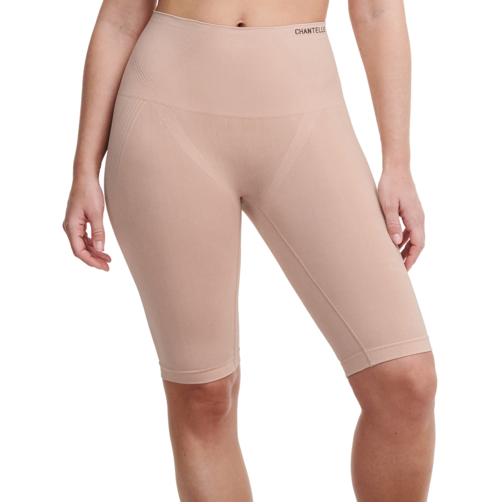 【Chantelle Lab】修飾高腰五分褲>S-XL>膚色(10U50_00Q)【Smooth Comfort】