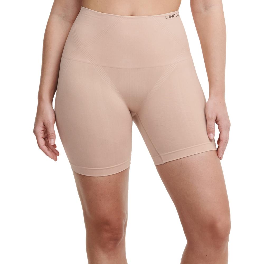 【Chantelle Lab】修飾高腰短褲>S-XL>膚色(10U40_00Q)【Smooth Comfort】