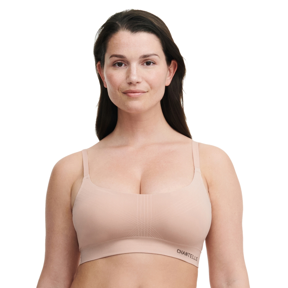 【Chantelle Lab】有襯墊無痕內衣>S-XL>膚色(10U10_00Q)【Smooth Comfort】