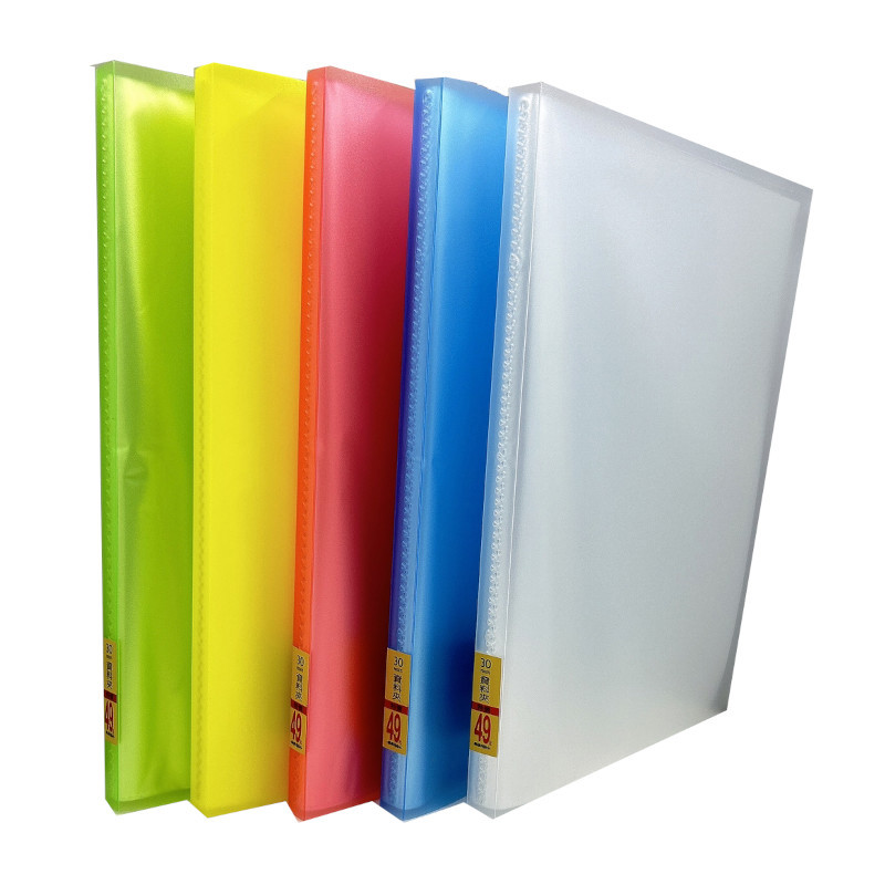 誌揚 PP果凍30張資料夾 A4-藍色/綠色/紅色/黃色/白色