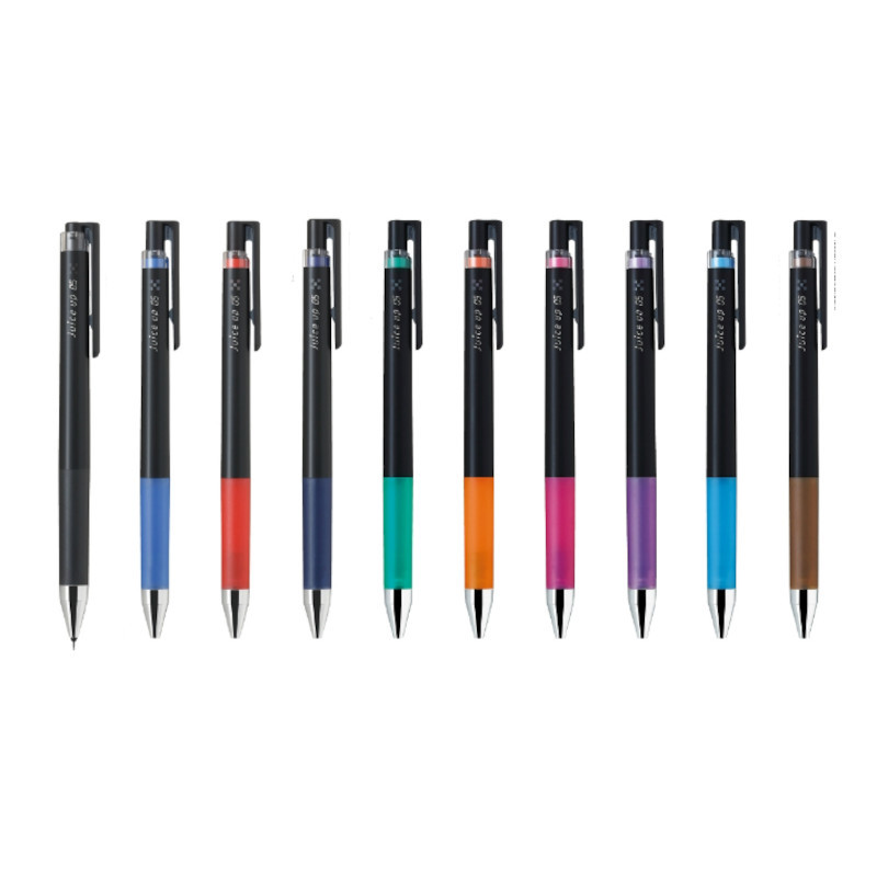 百樂PILOT 超級果汁鋼珠筆 0.5mm-藍/紅/黑/深藍/綠/桔/紫/淺藍/粉/咖